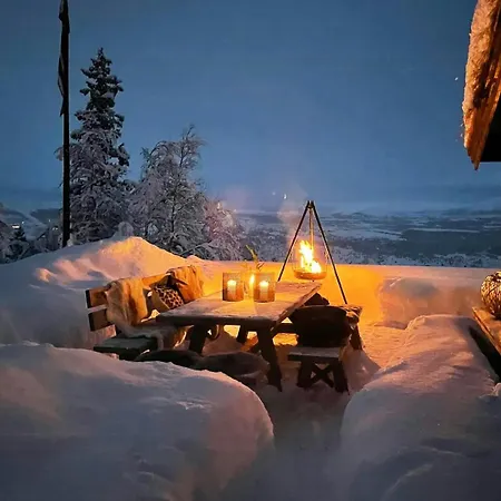 With Panoramic View At Vaset Semesterbostad *