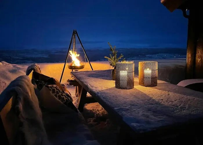 Semesterbostad With Panoramic View At Vaset Ron